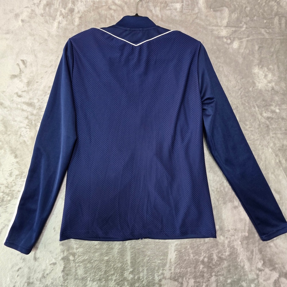 Adidas Kids Tiro 23 League Training Jacket Navy Blue Newton Girls Soccer HS3511 - Picture 3 of 9